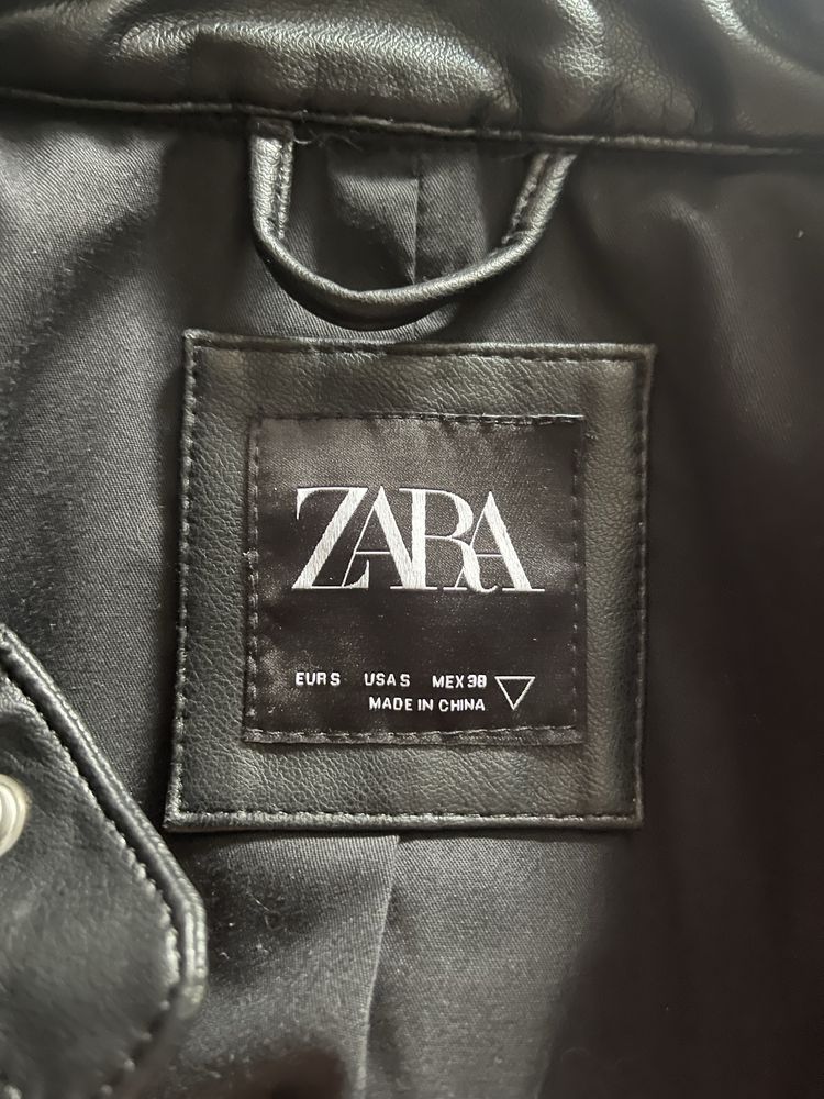 Кожаная куртка Zara