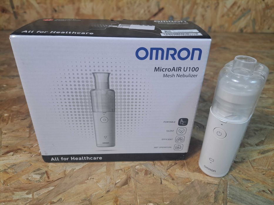 Nebulizator siateczkowy OMRON MicroAir U100 powystawowy,komplet zestaw