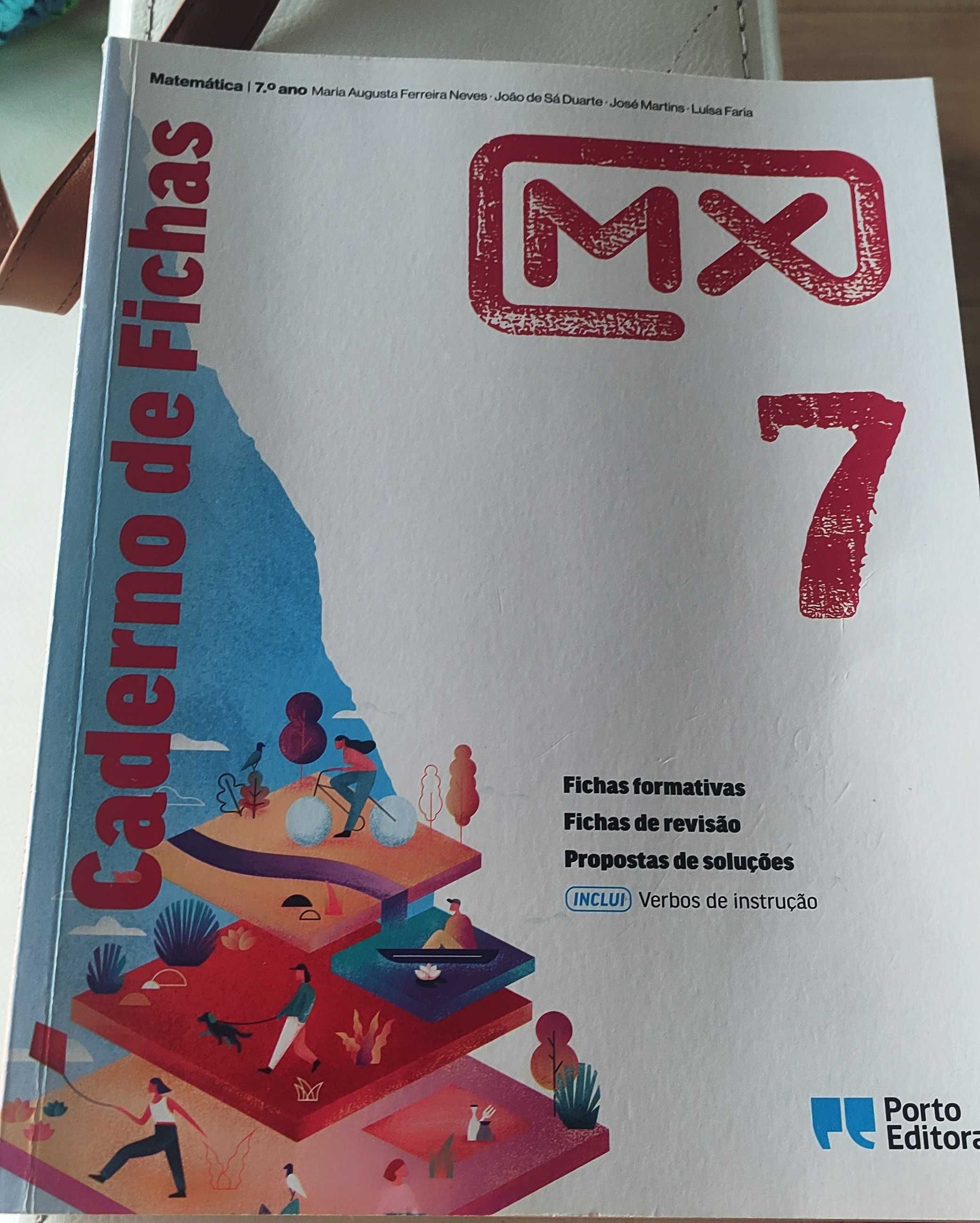 Caderno de fichas novo, MX 7º (programa atual) _ Porto editora