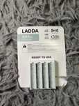 Zestaw 4 akumulatorków AAA Ikea Ladda – 750mAh