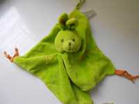happy horse zielona szmatka króliczek przytulanka supełki