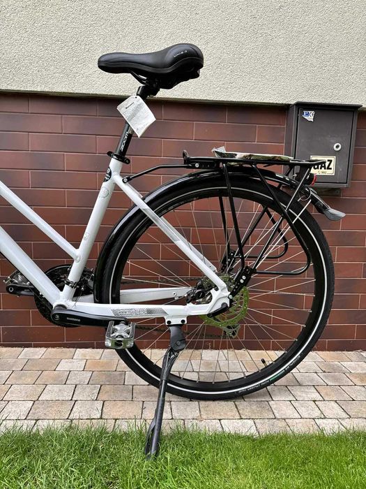 Rower miejski trekkingowy Majdller 28” MASTER 2.0 18” Lady Biały perła