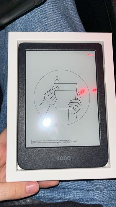 Ebook como novo, nunca antes utilizado