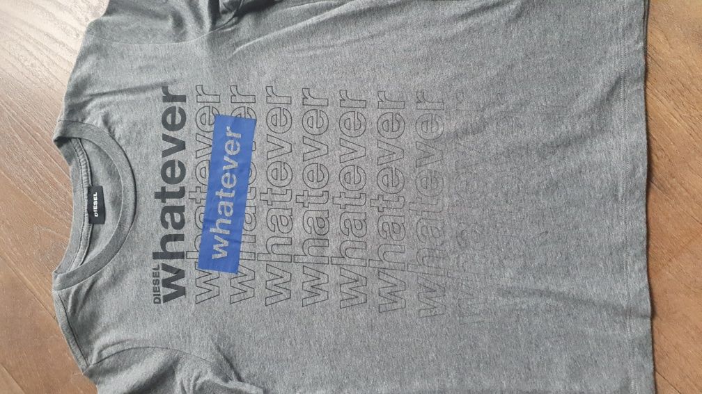 Diesel longsleeve koszulka długi rękaw szara rozm 152-158cm
