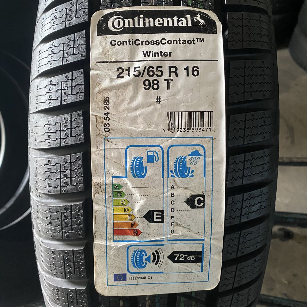 Шини нові 215/65/16 - 4шт Continental CrossContact Winter зима
