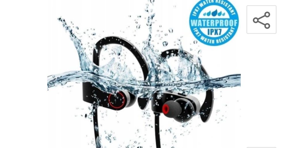Sluchawki pezprzewodowe u8 wodoodporne