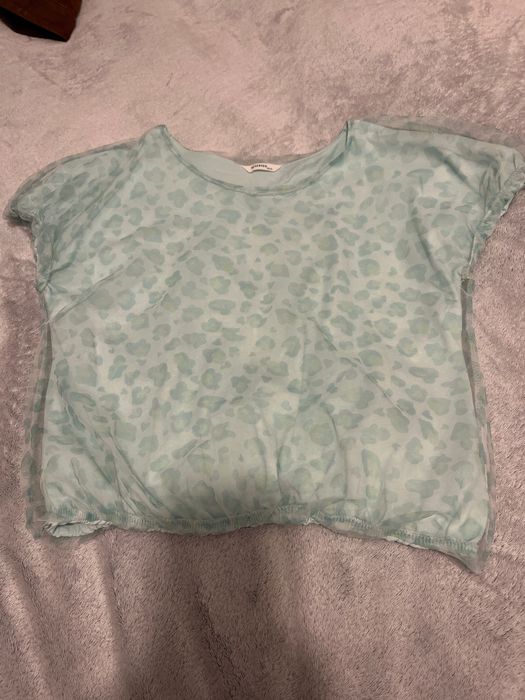 Bluzka Reserved 152 dwuwarstwowa z tiulem