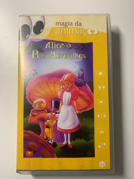 Cassete de vídeo de animação VHS bom estado