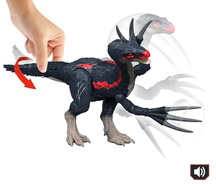 Динозавр Теризинозавр Jurassic World Therizinosaurus Dinosaur Figure