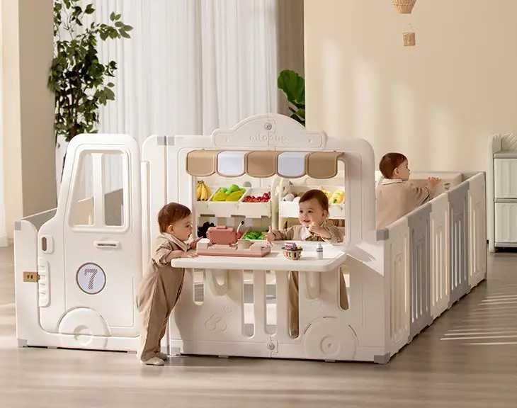 Дитячий манеж Terrio “Retro L” 180х200 см