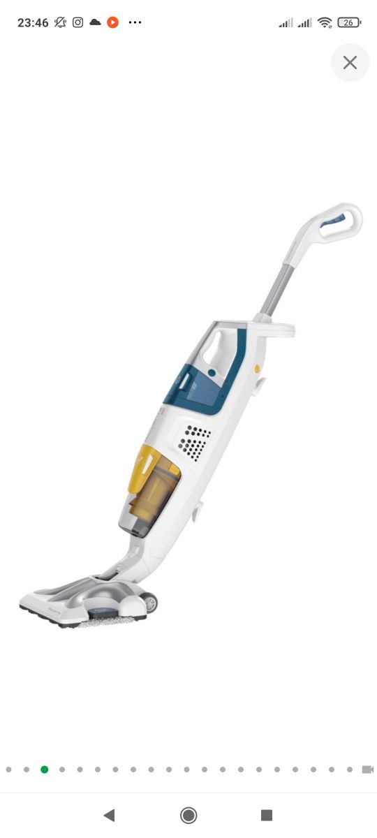 Пилосос-пароочисник ROWENTA Clean&Steam Multi RY8561WH