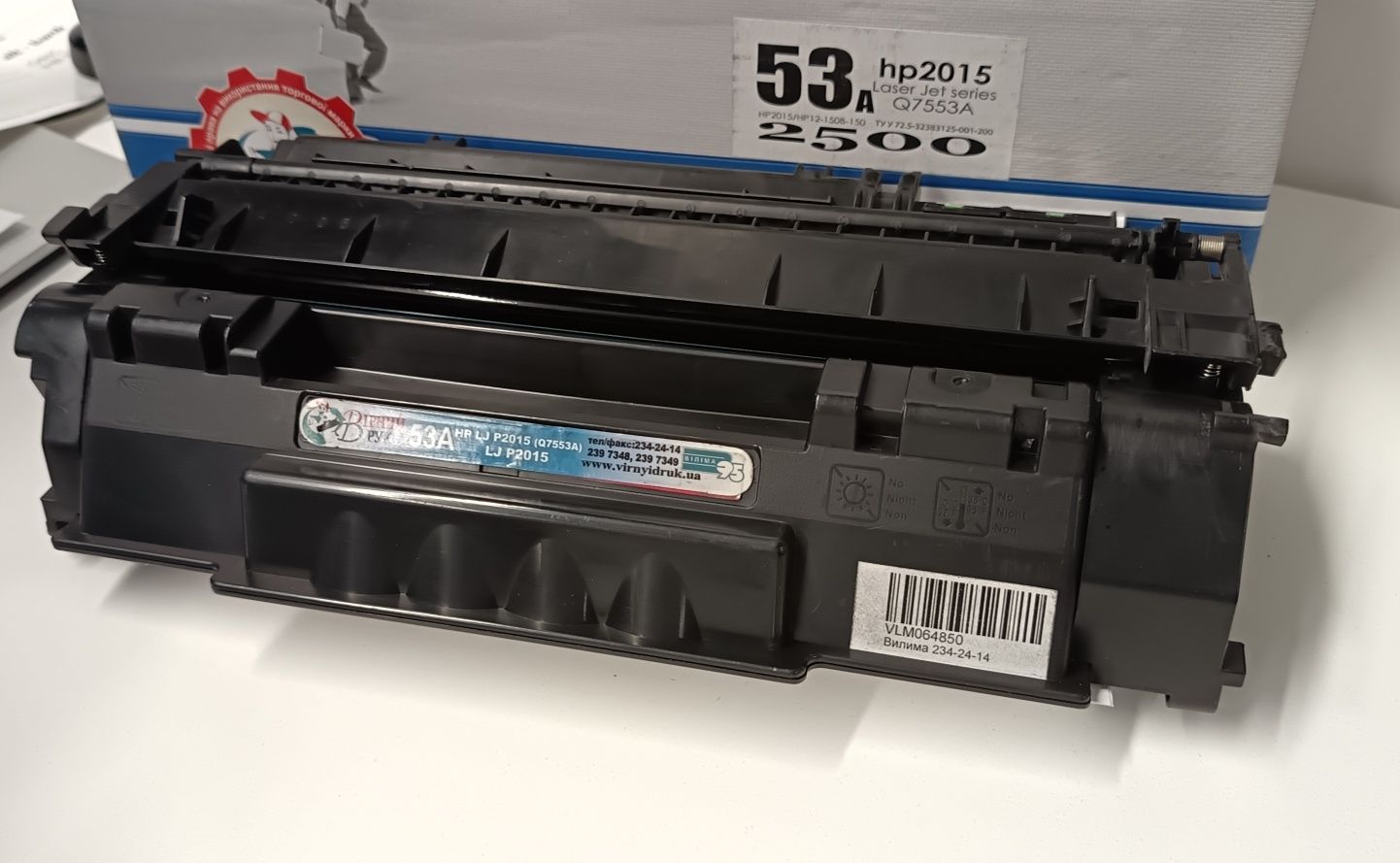 Продам картридж HP 7553A (HP Q5949A), оригінал, заправлений