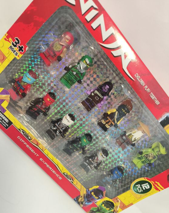 Figurki Ninja 12 sztukn