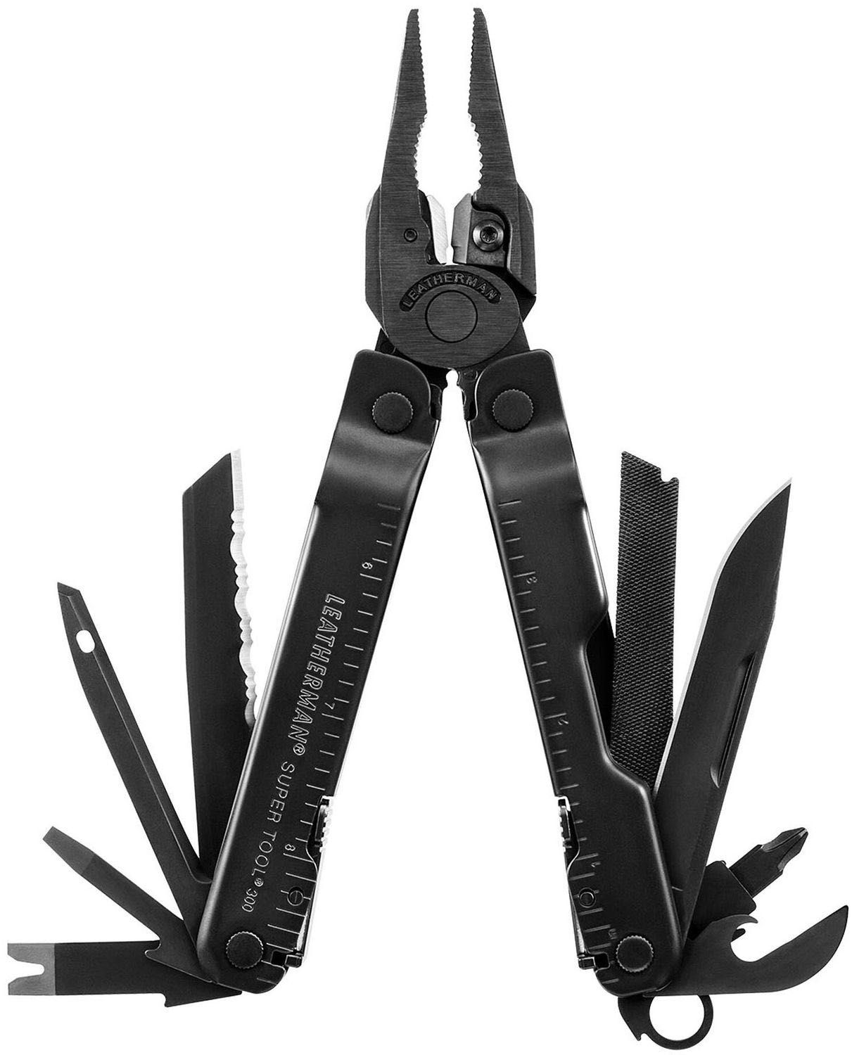 Мультитул Leatherman Super Tool 300M Black, чохол Molle 832758