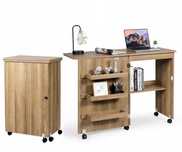 Biurko prostokątny Costway 118,5 x 40 x 79,5 cm odcienie brązu

Produk