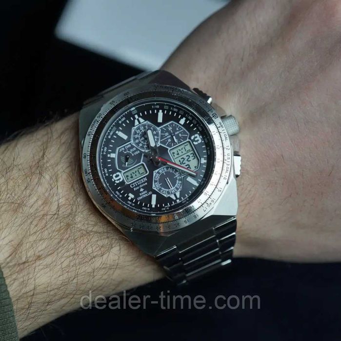 Акція!Новий годинник Citizen Air Chronograph Eco-Drive JY8120-58E