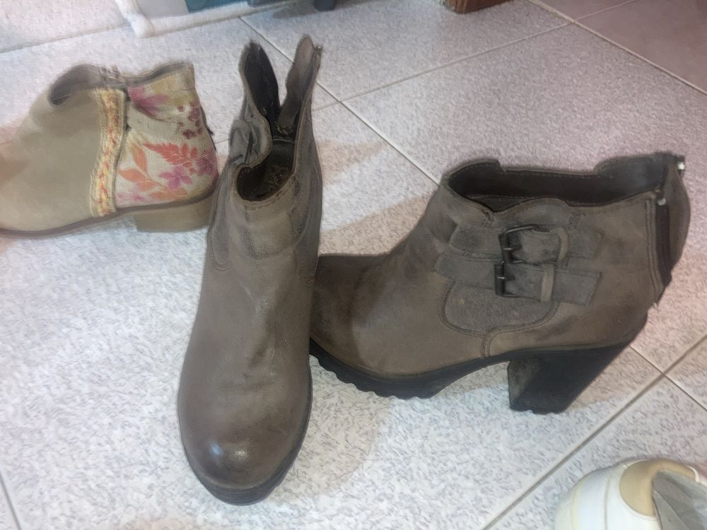 Sapatos usados mas em boas condicoes