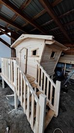 Domek drewniany dla dzieci
