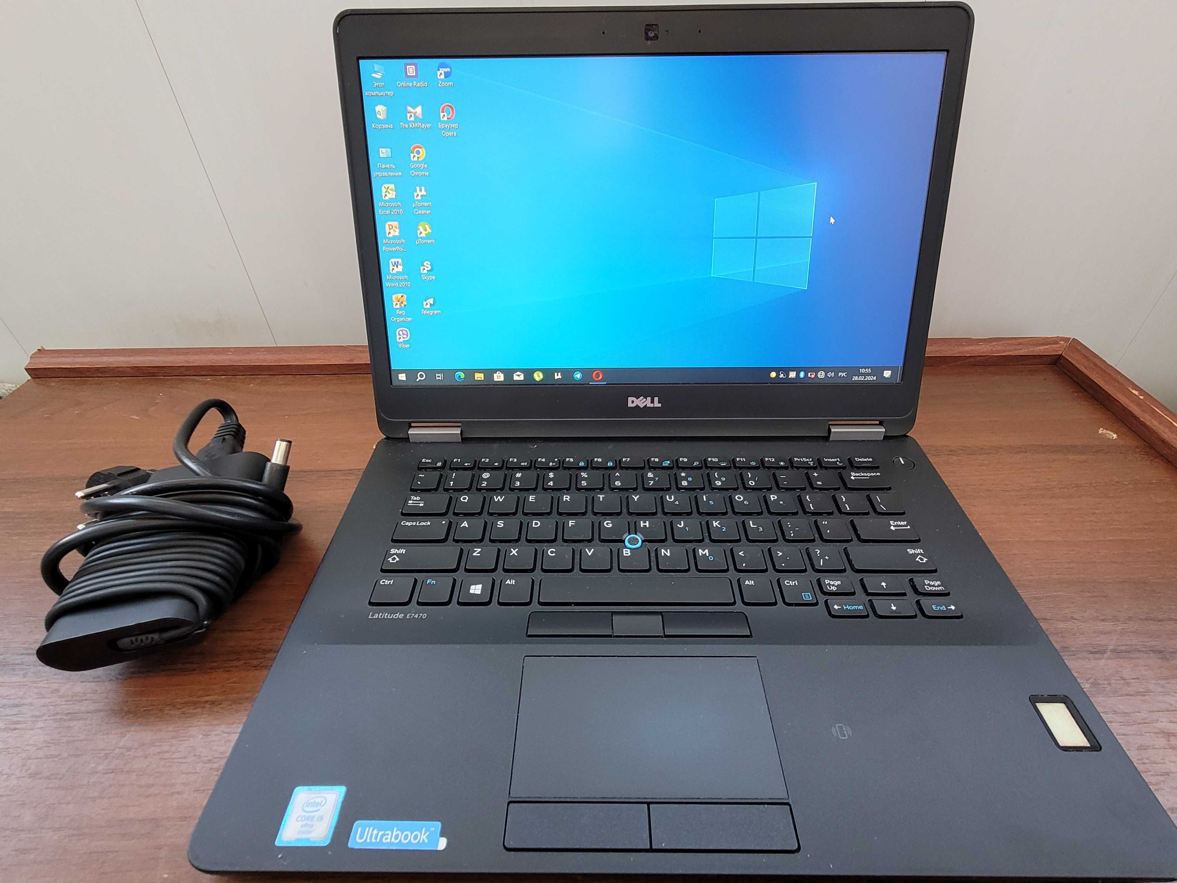 Dell Latitude E7470 FHD, 14" Intel i5-6300U 8GB DDR4 256GB SSD