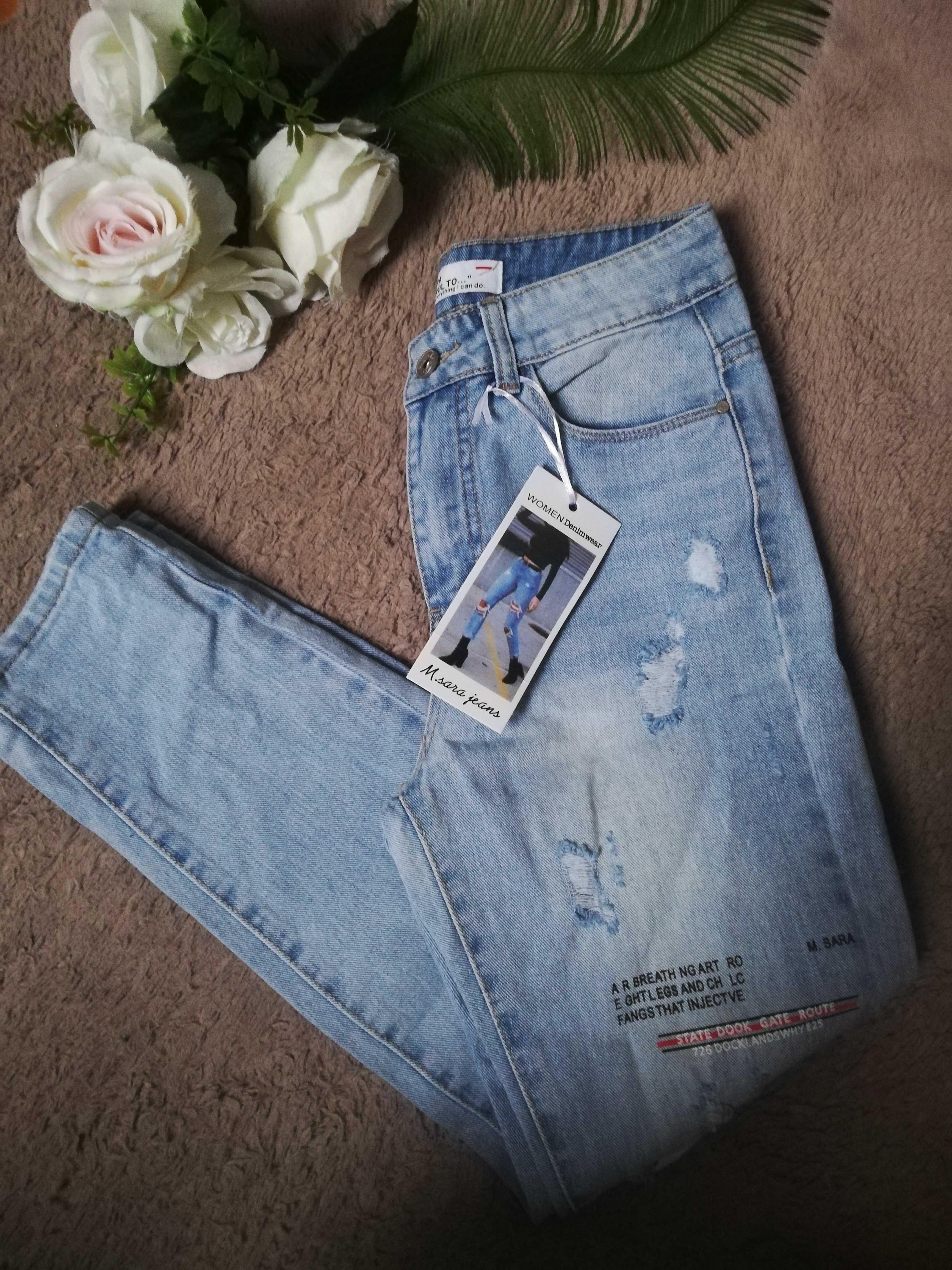 Nowe jeansy M. Sara rozm. Xs