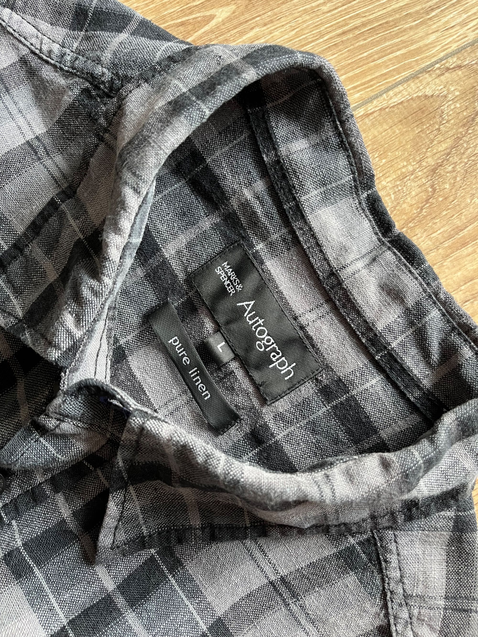 Marks & Spencer koszula 100% len - r.L / zara h&m primark reserved