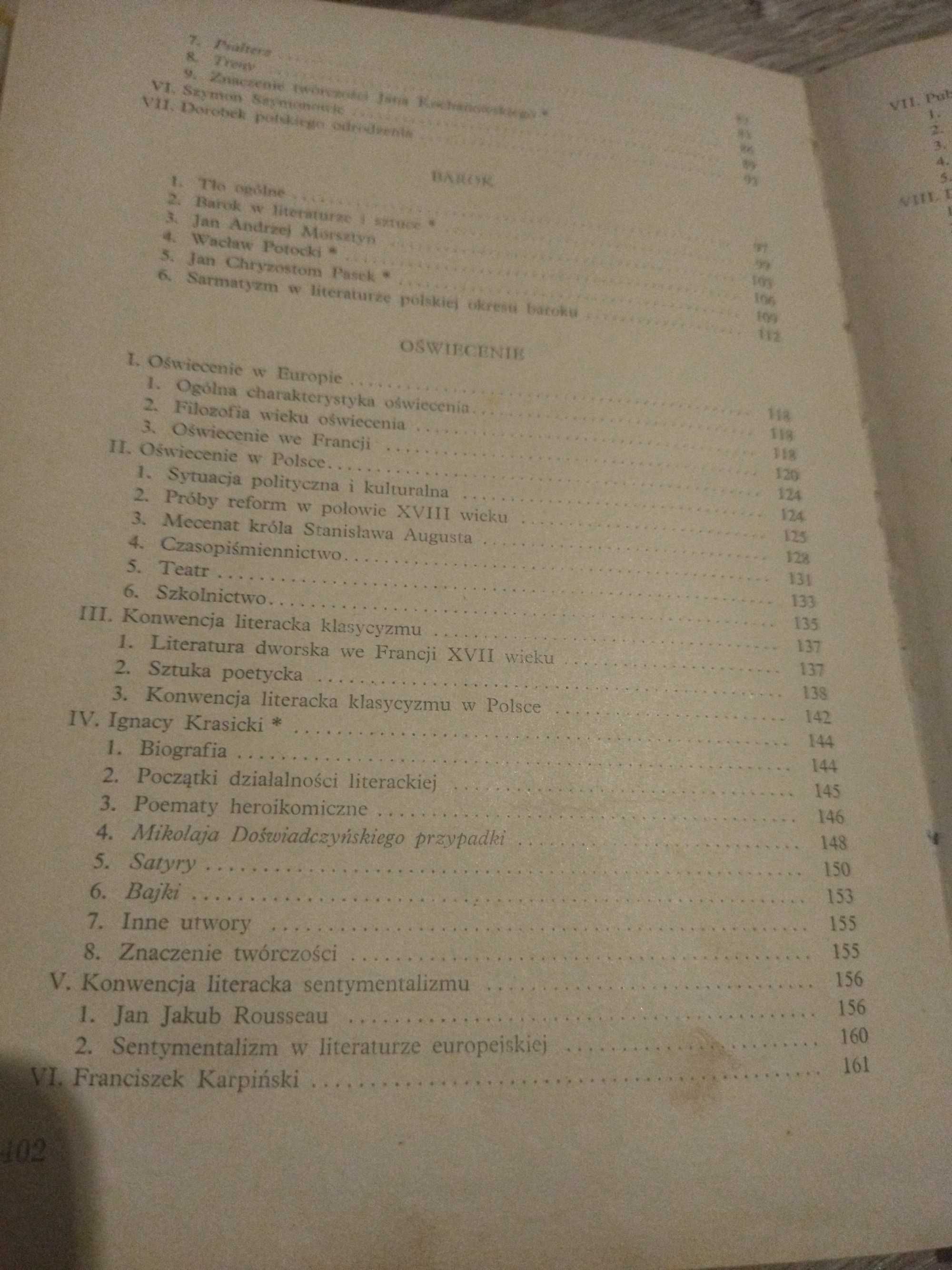 Książka literatura polska