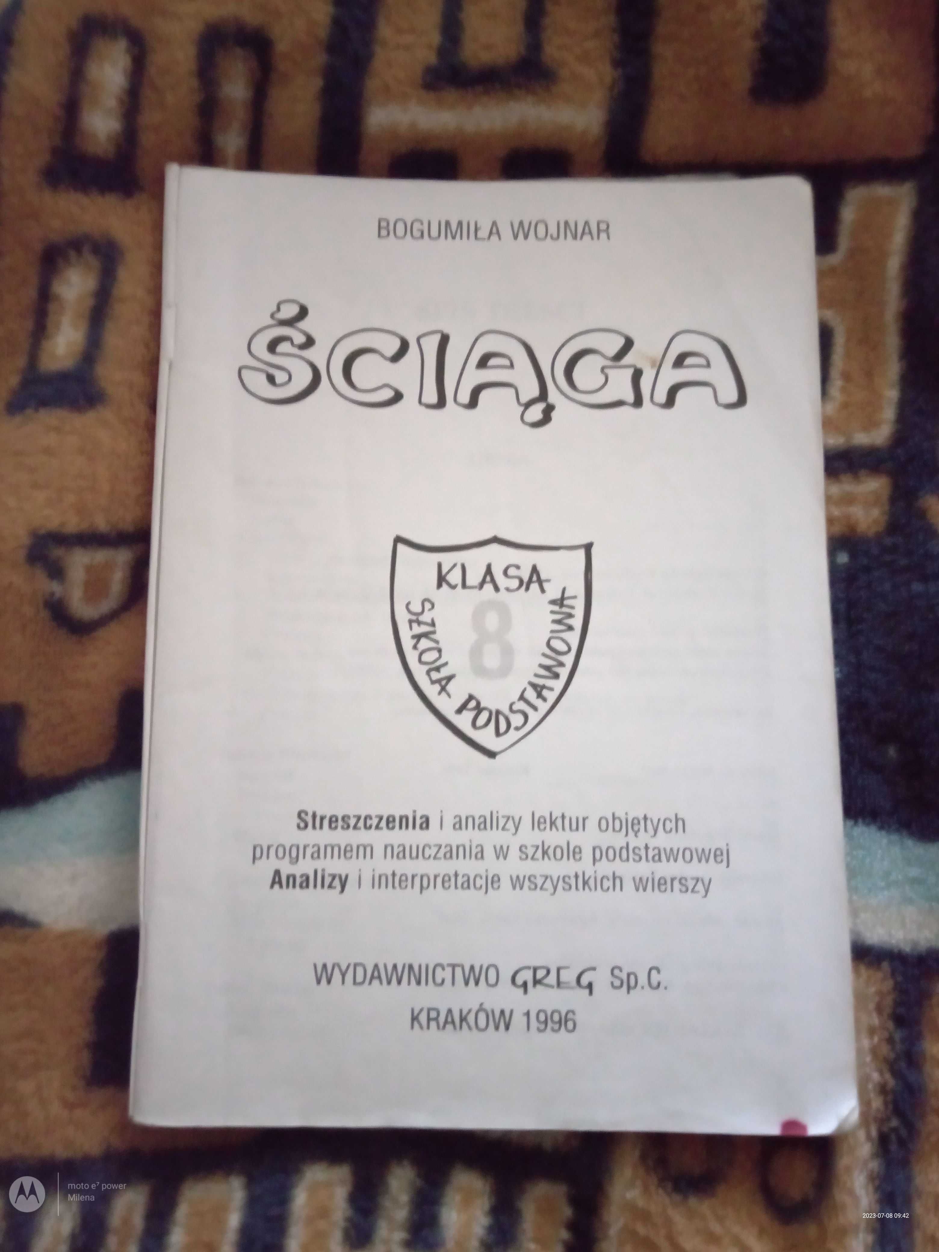 Sprzedam ściąga z języka pol. klasa 6 1995 rok i dla klasy 8 1996 rok