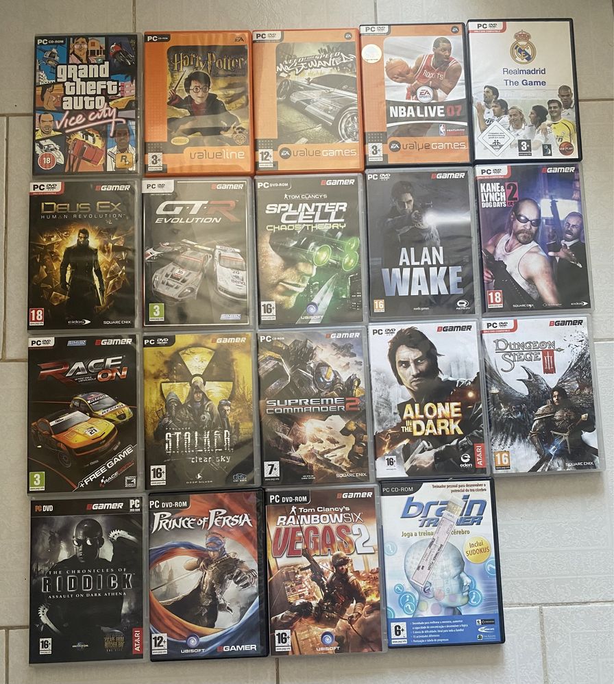 Jogos Ps2, PSP e Pc