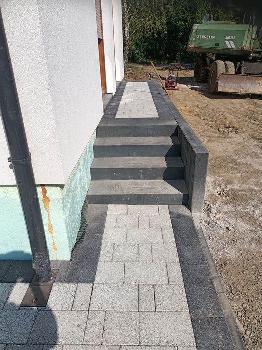 Usługi brukarskie, tarasy, chodniki, ścieżki, podjazdy, parkingi
