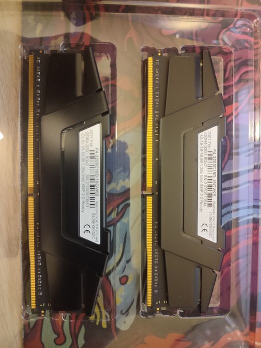 G.SKILL 16GB(2x8GB) 3200MHz CL16 DDR4 RAM Ripjaws V Black