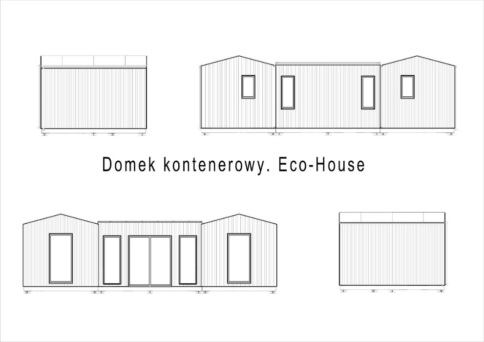 Domek 35 m2 - całoroczny, bez pozwolenia na budowę,