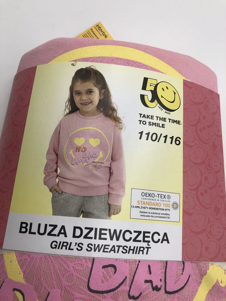 Bluza dziewczęcą 110/116