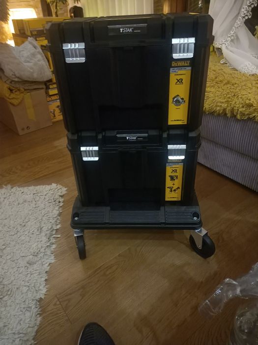 Nowy oryginalny DeWalt wózek transportowy + 2 duże kufry
