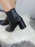 (40) New Look/ Czarne botki biznesowe z Londynu, NOWE