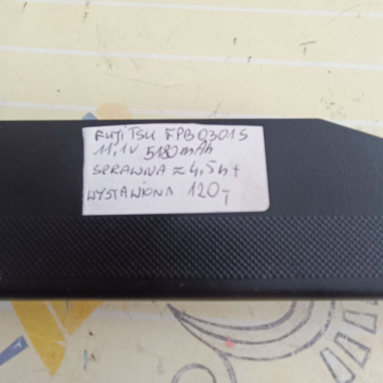 Oryginalna bateria Fujitsu FPB0301S sprawna ponad 4,5h