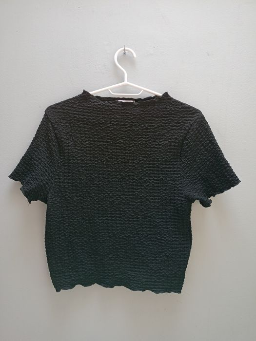 Czarna karbowana bluzeczka FB sister roz XL