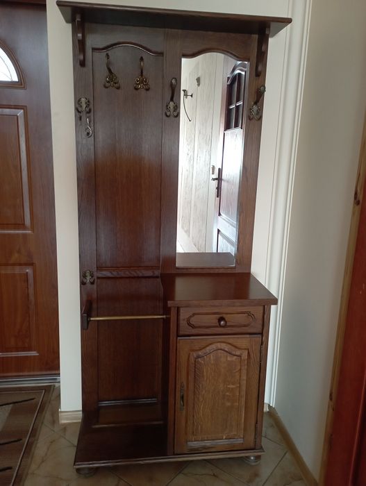 Przedpokój garderoba dębowa