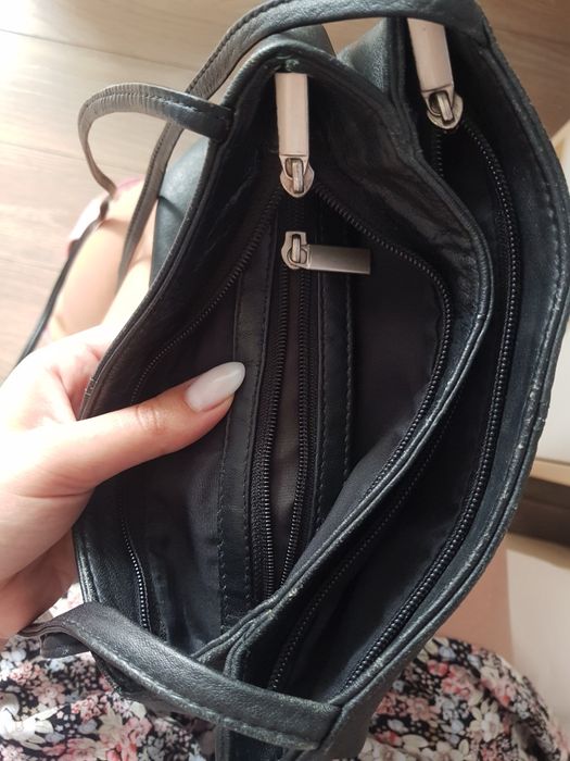 Кожаная, стильная сумка. Италия