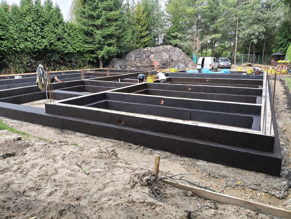 Budowa domu, elewacje,fundamenty, płyty fund., mury, stropy, żelbety