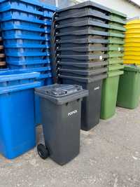 Pojemnik kosz kubeł na śmieci odpady popiół 120l segregacja eko