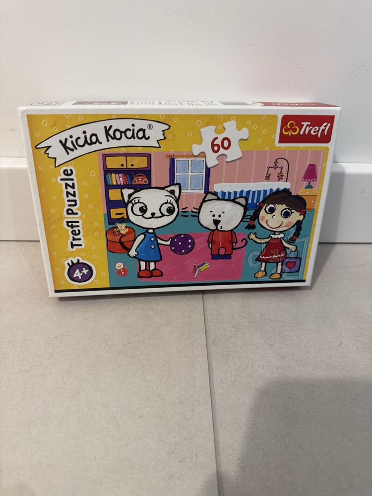 Puzzle Trefl 60 sztuk dla wieku 4+ Kicia Kocia