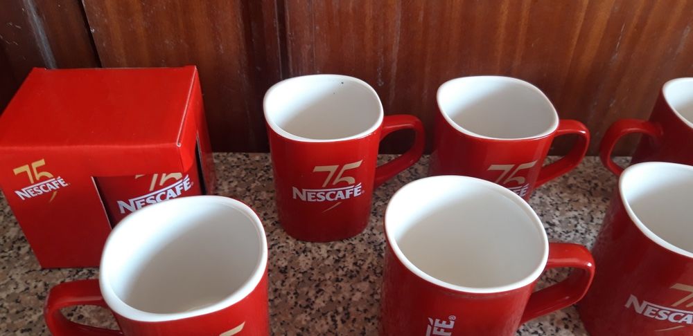Conjunto de 9 Chávenas Nescafé Comemorativas