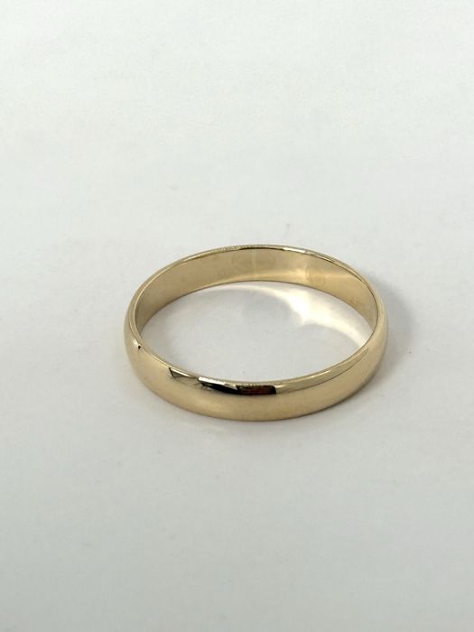 Złota obrączka rozmiar 25