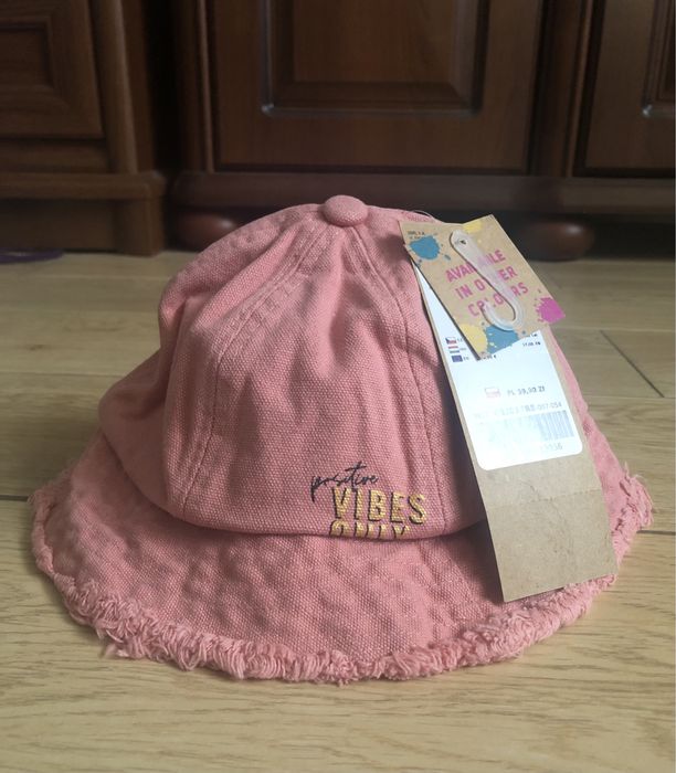 Jeansowy bawełniany kapelusz Coccodrillo 54