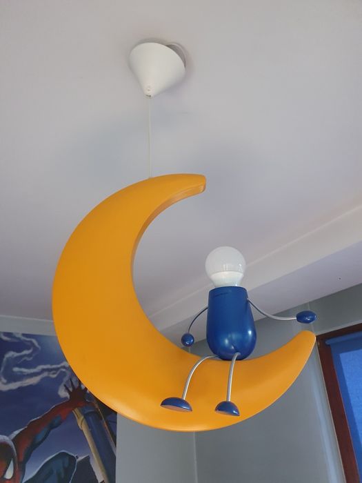 Lampa sufitowa księżyc i kinkiet
