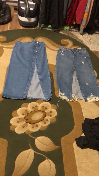 Стильні джинсові спідниці zara