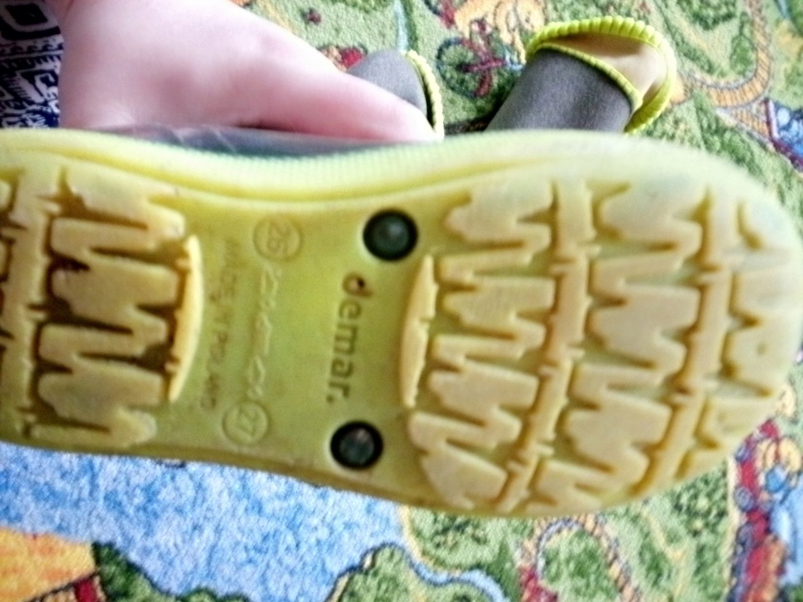 Demar Демари резиновые сапоги детские дитячі гумові чоботи з носком