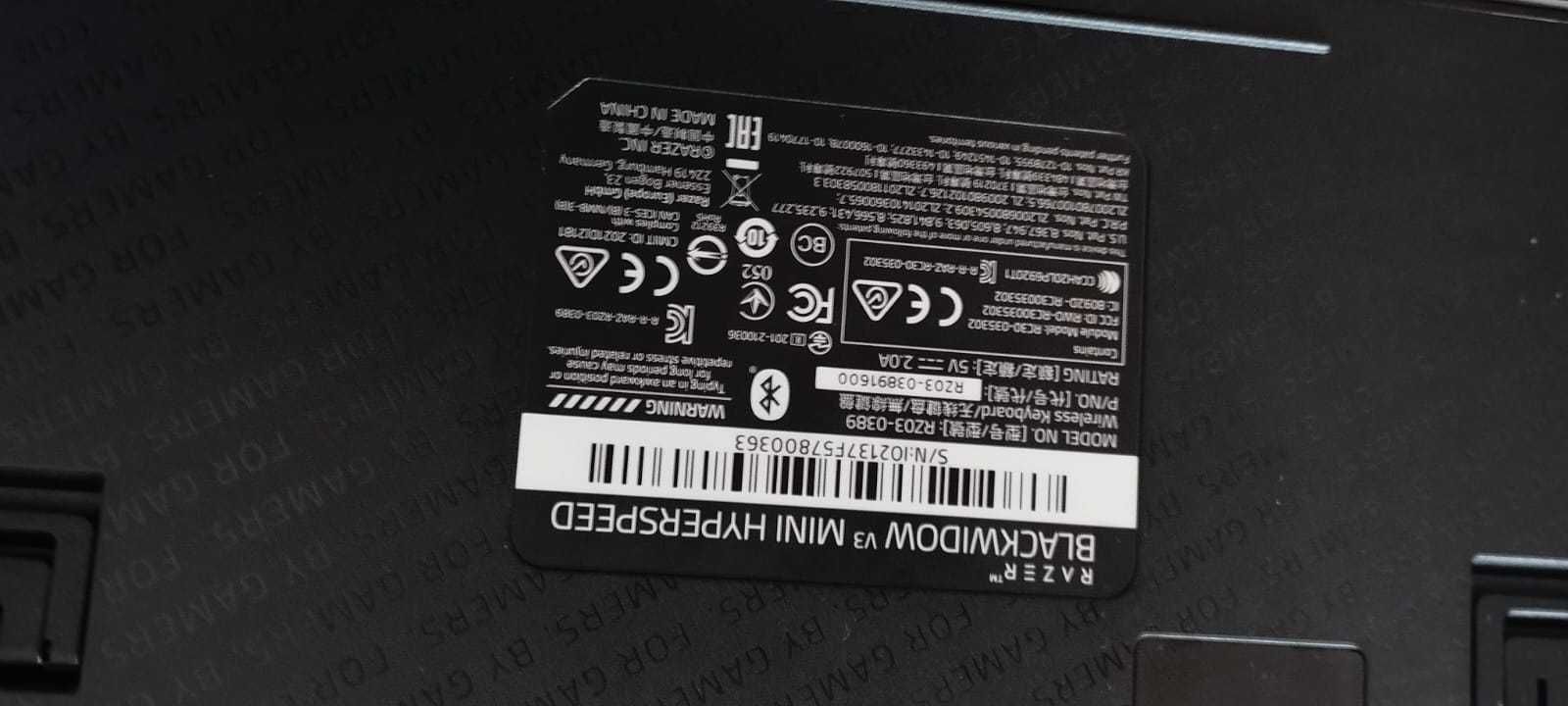 Клавіатура Razer Blackwidow v3 Mini Hyperspeed