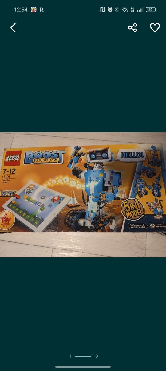 Lego boost 17101 kompletne