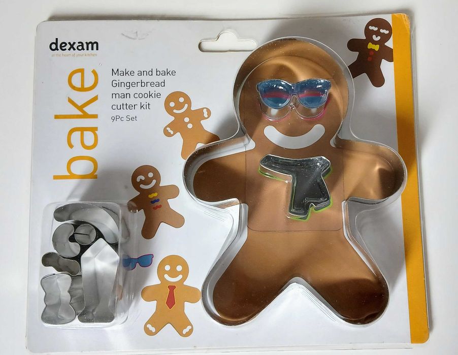 Foremki do pierniczków/ciastek Gingerbread Man – 9 elementów